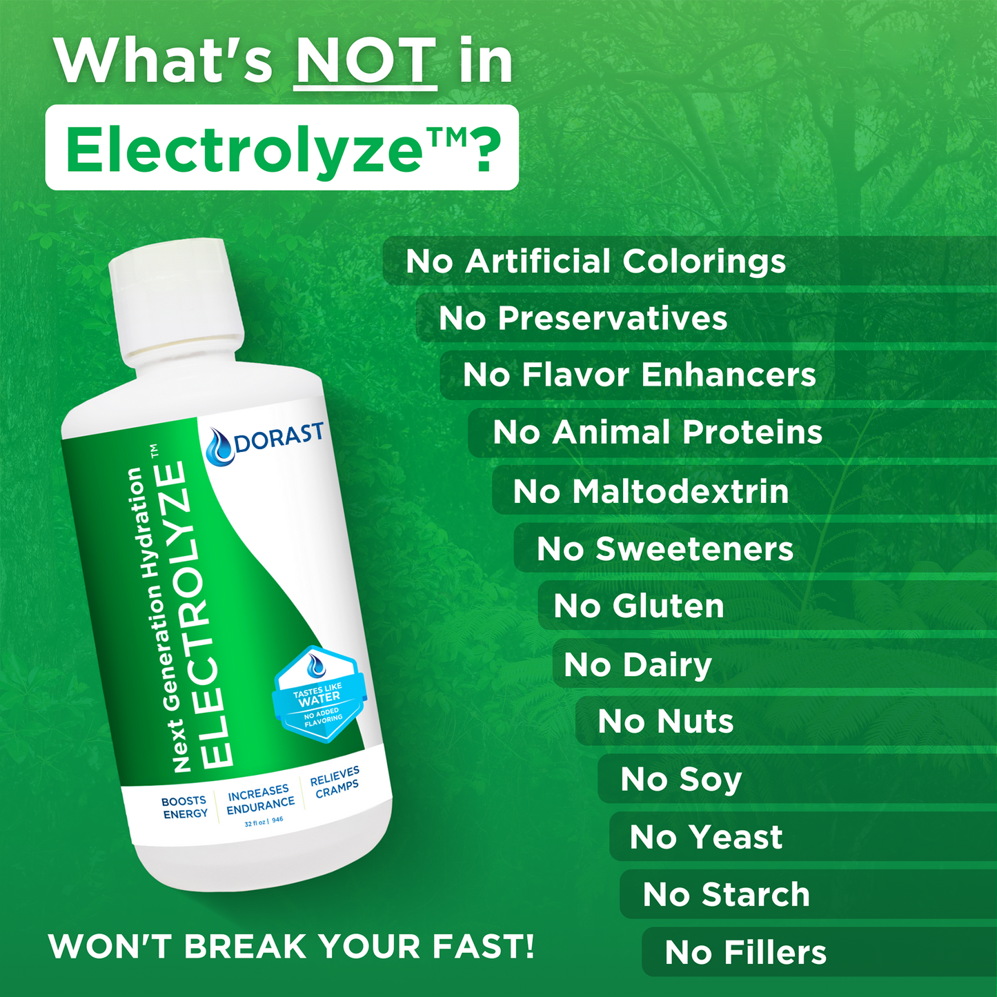Electrolyze Unrivaled Electrolyte Replenishment