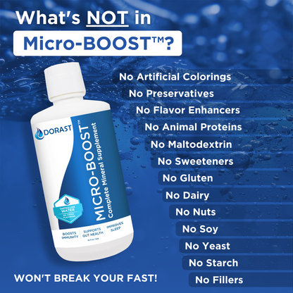 Micro-BOOST Unmatched Mineral Replenishment™
